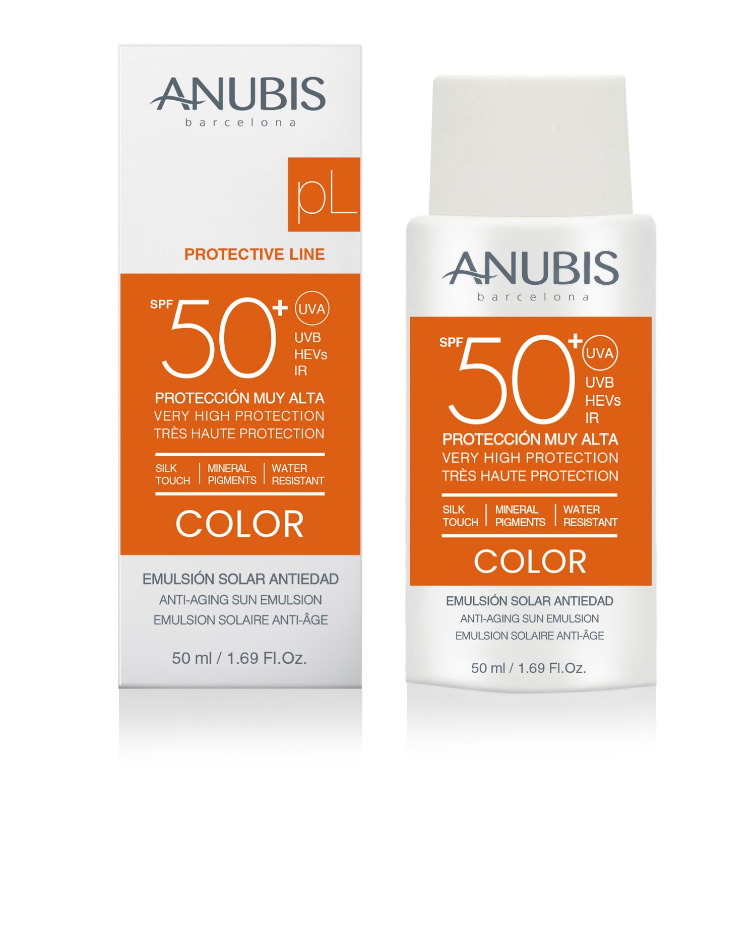 SPF 50+ COLOR/ Тонирующий флюид SPF 50+ 50ml