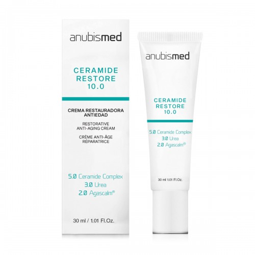 Restorative anti-aging cream Cеramide Restore 10.0 Anubismed / Відновлюючий крем проти старіння с церамідами 30ml